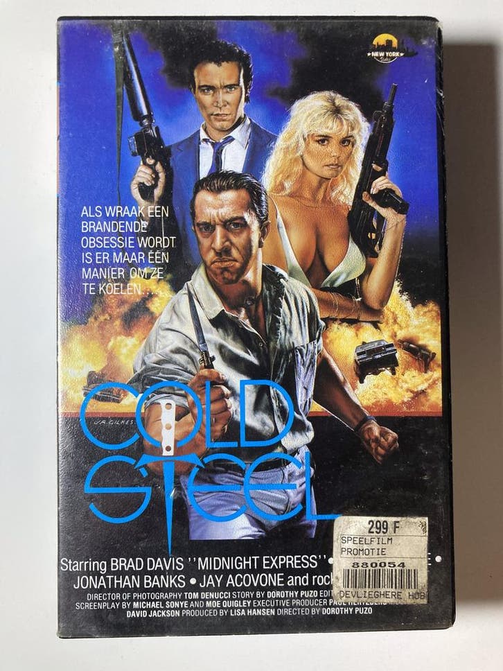 COLD STEEL (EX RENTAL) (VHS), Cd's en Dvd's, VHS | Film, Gebruikt