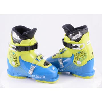 35 36 kinder skischoenen DALBELLO CXR 2, ratchet buckle, BLU, Verzenden, Gebruikt