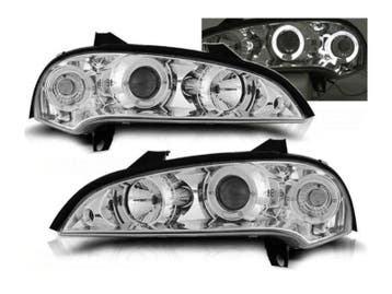 Angel Eyes koplampen Chrome geschikt voor Opel Tigra, Verzenden