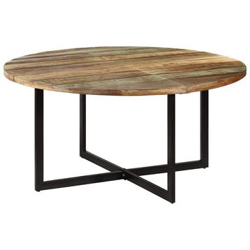 vidaXL Eettafel 150x75 cm massief gerecycled hout, Verzenden, Nieuw
