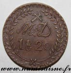 France Aniche 59 30 Sols 1820 Minen, Verzenden