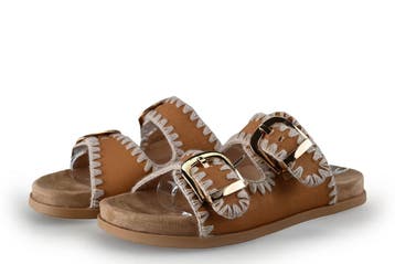 Graceland Slippers in maat 38 Beige, Slippers, Verzenden, Beige, Zo goed als nieuw