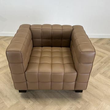 Outlet Design Wittmann Kubus fauteuil, designer Josef, Nieuw