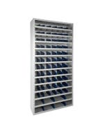 Vakkenkast schottenkast 198x100x30 72 schotjes grijs, Ophalen of Verzenden, Nieuw