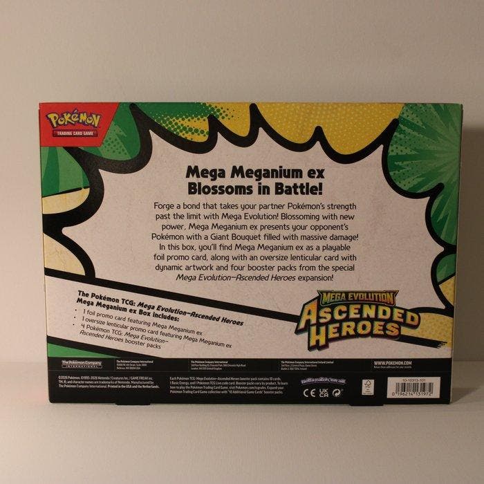 Pokémon - 1 Box - Ascended Heroes Mega Meganium Ex box, Hobby & Loisirs créatifs, Jeux de cartes à collectionner | Pokémon