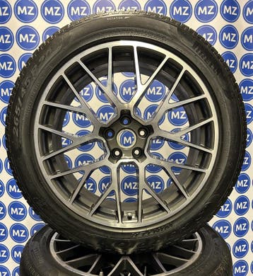 Porsche Macan RS Spyder 20 inch winterbanden + Velgen, Gebruikt, Verzenden, 265 mm, Banden en Velgen