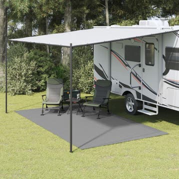 vidaXL Tenttapijt 4,5x2,5 m antracietkleurig, Verzenden