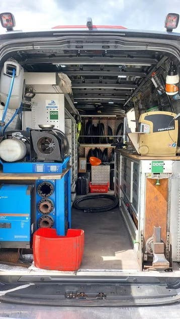 MAN TGE Camionette - voor hydraulische service, Auto's, Automaat, Euro 6, MAN, Diesel