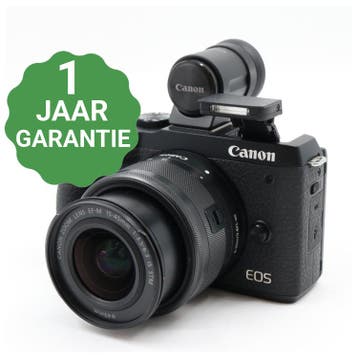Canon EOS M6 Mark II + EF-M 15-45mm F3.5-6.3 + EVF-DC2 |, Verzenden