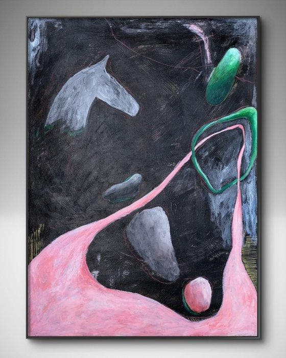Tam Monteiro (1982) - Traces Of You - XL, Antiquités & Art, Art | Peinture | Moderne