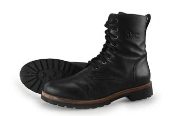 Panama Jack Veterboots in maat 41 Zwart, Kleding | Heren, Schoenen, Verzenden, Zwart, Boots, Gedragen