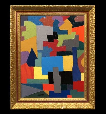 Paul Debast (1960) - Paysage Abstrait, Antiek en Kunst