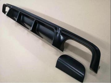 BMW 5-Serie E39 diffuser mat zwart – achterbumper (96-03), Nieuw, Achter, BMW, Bumper