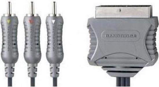 Bandridge VL7542 video kabel adapter 1,5 m SCART (21-pin)..., Computers en Software, Pc- en Netwerkkabels, Nieuw, Verzenden