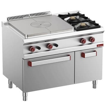 Fornuis/Doorkookplaat + Oven | OPTIMA 700 | Gas | 2, Verzenden, Nieuw in verpakking