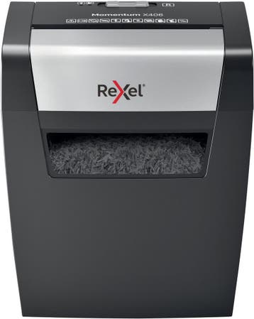 Rexel Momentum X406 Papierversnipperaar P-4 Snippers voor, Verzenden, Nieuw