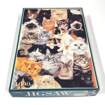 Vintage Otter House – Cats' Life van Avril Haynes, puzzel, Verzenden, Nieuw