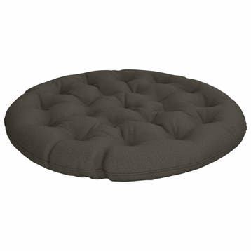 vidaXL Papasan Stoel Kussen VIANEN 100% Polyester Antraciet, Huis en Inrichting, Verzenden, Nieuw