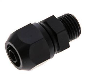 9x6mm & G1/4'' Aluminium Rechte Knelfitting Buitendraad, Verzenden, Nieuw