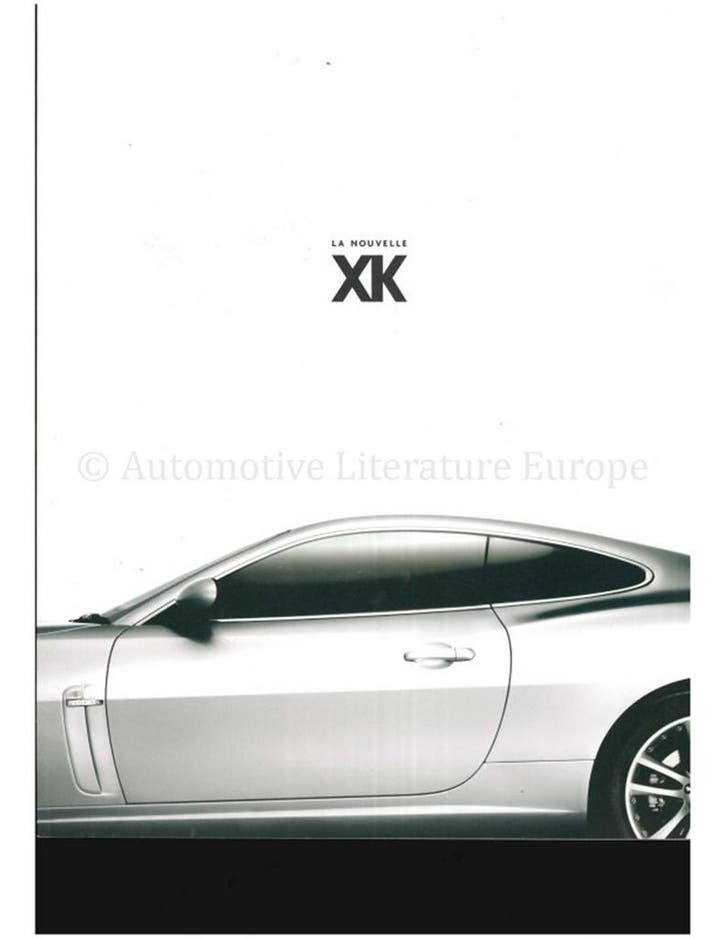 2007 JAGUAR XK BROCHURE FRANS, Livres, Autos | Brochures & Magazines