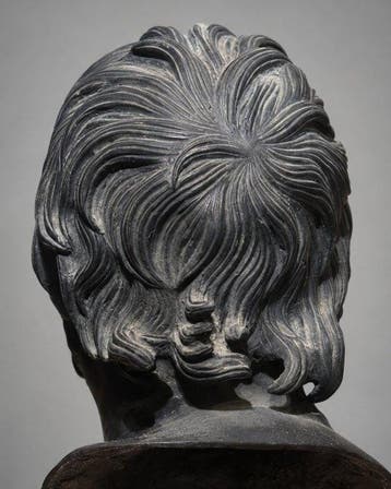 Buste, Seneca - 25 cm - Brons
