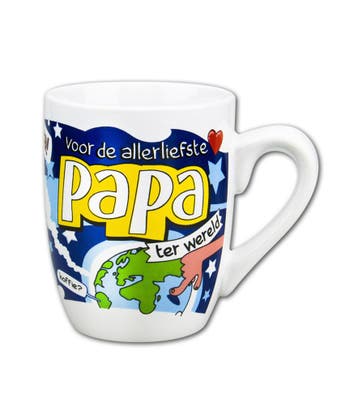 Mok Papa 12cm, Hobby en Vrije tijd, Verzenden, Nieuw
