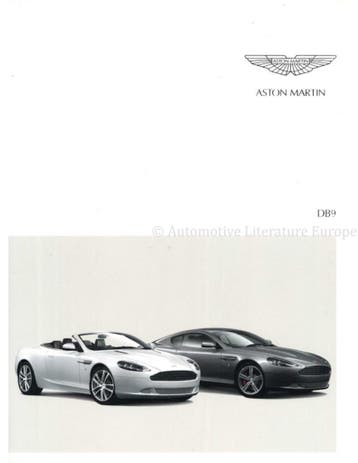 2010 ASTON MARTIN DB9 BROCHURE FRANS, Ophalen of Verzenden, Nieuw