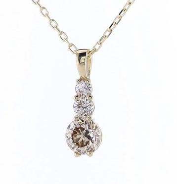 Zonder minimumprijs - Ketting met hanger - 14 karaat Geel