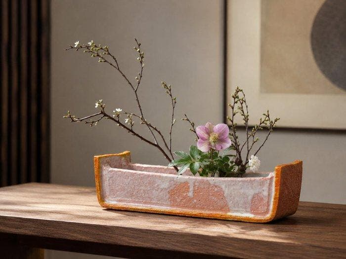 Vaas - Keramiek - Japan - Bonsai / Bloempot (Zonder, Antiquités & Art, Antiquités | Autres Antiquités