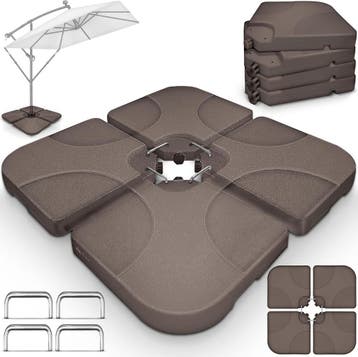 Parasolvoet - Parasoltegels - Vulbaar - Voor kruisvoet - Bru, Tuin en Terras, Verzenden, Nieuw