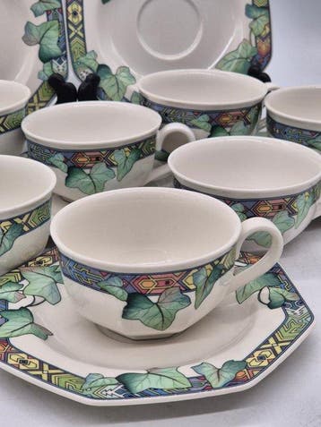 Villeroy & Boch Pasadena – Geschirr-Set – Vitro-Porzellan, Antiek en Kunst
