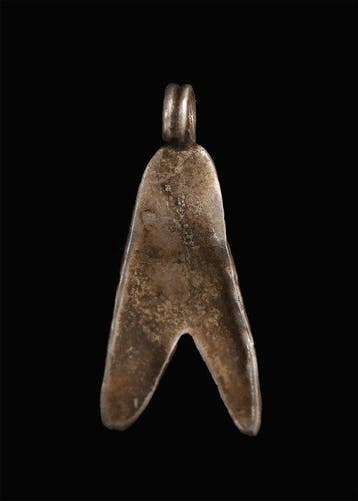 Oud-Egyptisch Zilver Fly Amulet (Zonder minimumprijs)