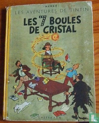 Kuifje - Les 7 boules de cristal - 1948, Boeken, Stripverhalen, Gelezen, Eén stripboek, Verzenden