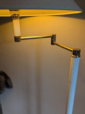 Massive - Lampadaire à bras pivotant - Laiton moulé -