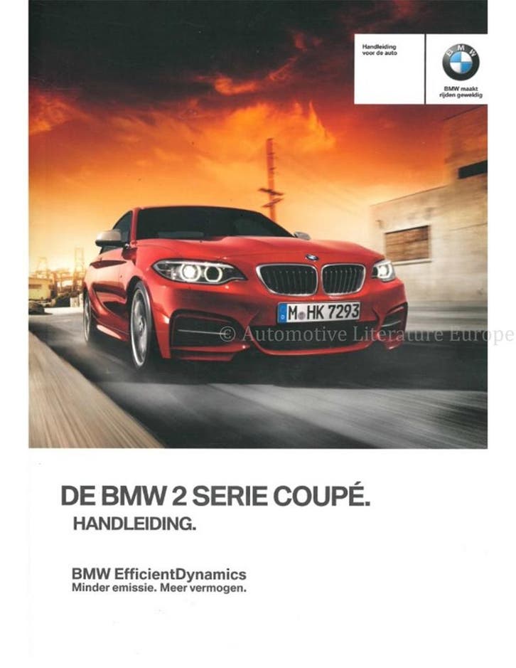 2014 BMW 2 SERIE COUPÉ INSTRUCTIEBOEKJE NEDERLANDS, Autos : Divers, Modes d'emploi & Notices d'utilisation
