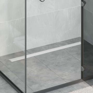 vidaXL Doucheafvoer 2-in-1 met 360° Sifon zilver 100 cm, Doe-het-zelf en Bouw, Sanitair, Verzenden, Nieuw