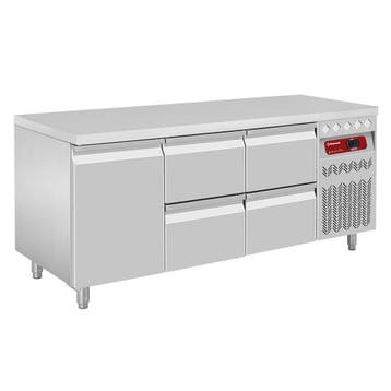 Koelwerkbank | 405L | 1 Deur + 4 Laden (1/1 GN) | -2°C/+8°C, Verzenden