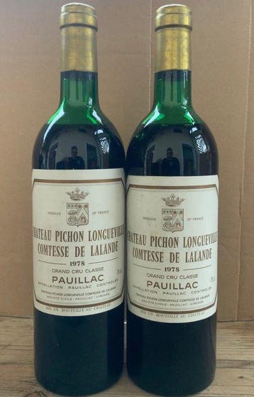 1978 Chateau Pichon Longueville Comtesse de Lalande -, Verzamelen, Nieuw