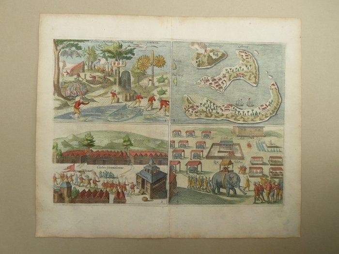 Mauritius - Banda-eilanden / Olifant; J.J. Orlers - (...), Boeken, Atlassen en Landkaarten