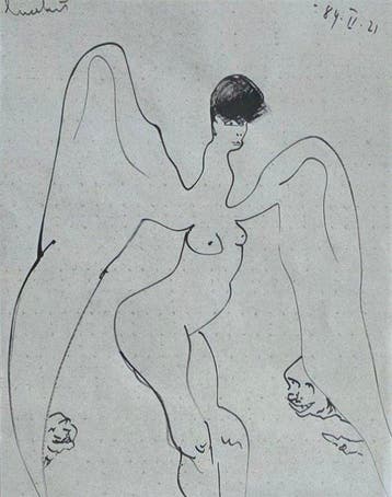 Lucebert (1924-1994) - Engel, Antiek en Kunst