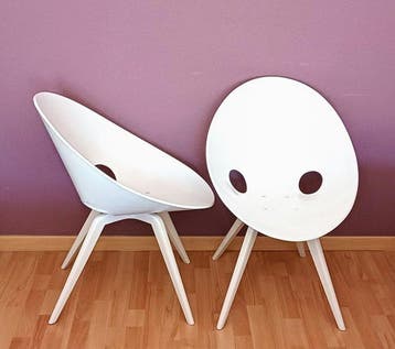 Thonet - Eddy Harlis - Stoel (2) - zeldzaam ST664 eerste