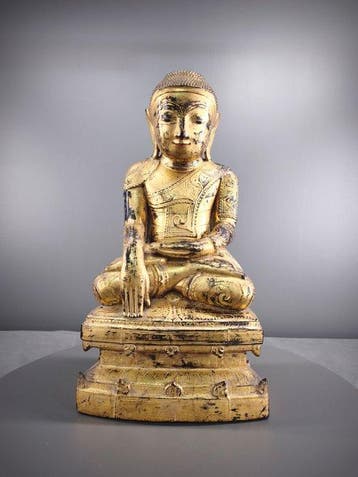 Boeddha - Birma - Konbaung-dynastie - 47 cm - Myanmar