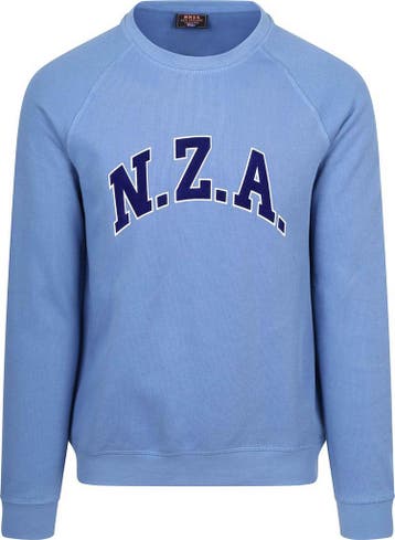 NZA Sweater French Rib Logo Blauw maat Maat 52/54 (L) Heren, Maat 52/54 (L), New Zealand Auckland, Nieuw, Verzenden