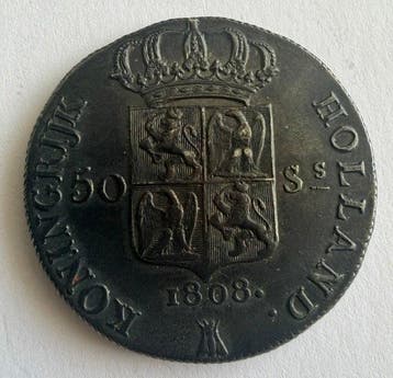 Nederland. Lodewijk Napoleon. 50 Stuivers 1808