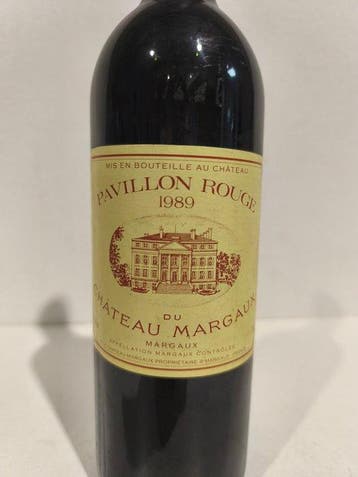 1989 Pavillon Rouge du Château Margaux - Margaux - 1 Fles, Nieuw