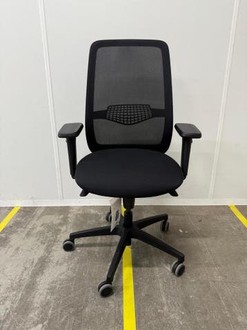 Refurbished Be By Beta Bureaustoel, Verzenden, Zwart, Zo goed als nieuw, Bureaustoel