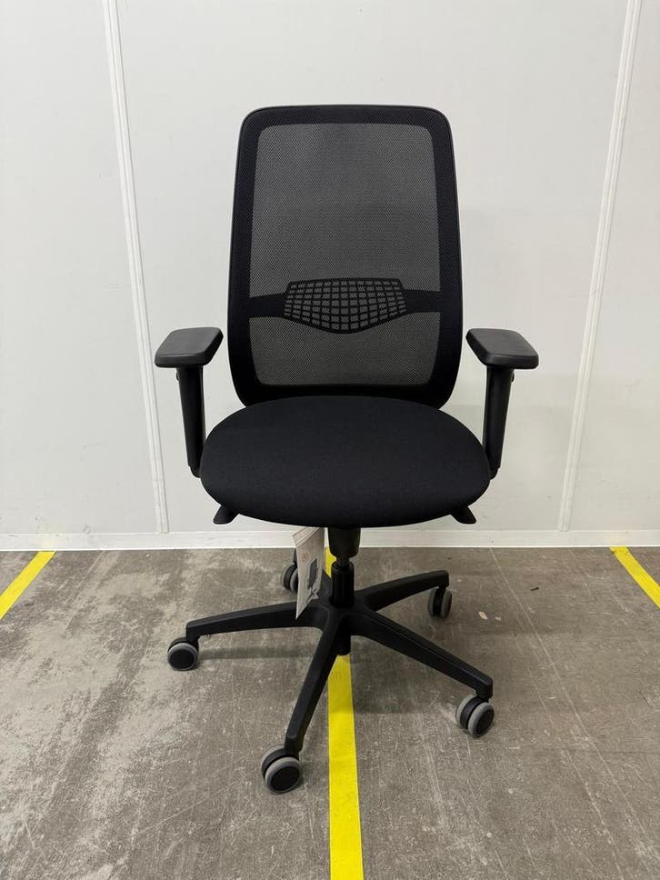 Refurbished Be By Beta Bureaustoel, Huis en Inrichting, Bureaustoelen, Bureaustoel, Zwart, Zo goed als nieuw, Ergonomisch, Verzenden