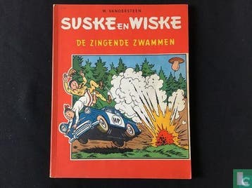 Suske en Wiske - De zingende zwammen - 1960, Boeken, Eén stripboek, Verzenden, Gelezen, Vandersteen, Willy.