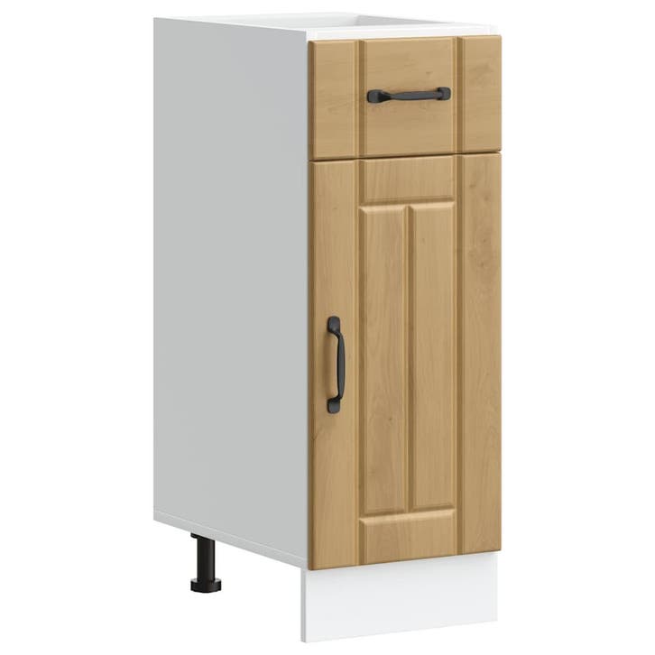 vidaXL Onderkast Lucca bewerkt hout artisanaal eikenkleur, Maison & Meubles, Armoires | Autre, Envoi