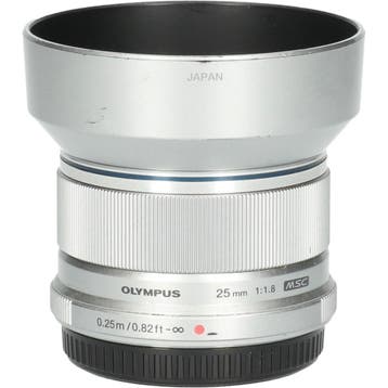 Olympus M.Zuiko Digital ED 25mm f/1.8 - Zilver CM7071, Ophalen of Verzenden, Gebruikt, Overige typen